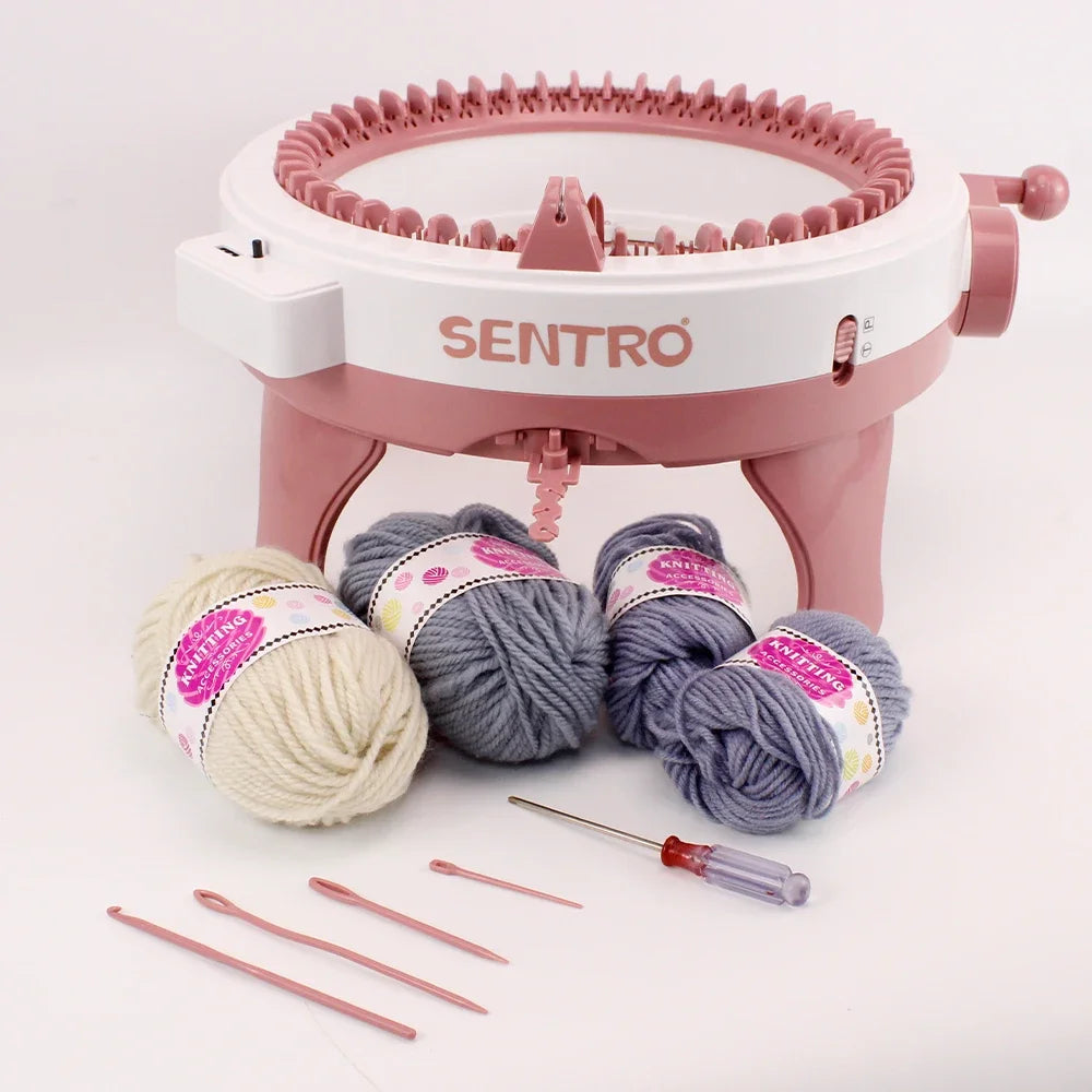 Sentro 22/40/48 Needles Hand Knitting Machine Kit DIY Scarves Hats Sweaters and Socks Ideal for Adults and Kids with Row Counter