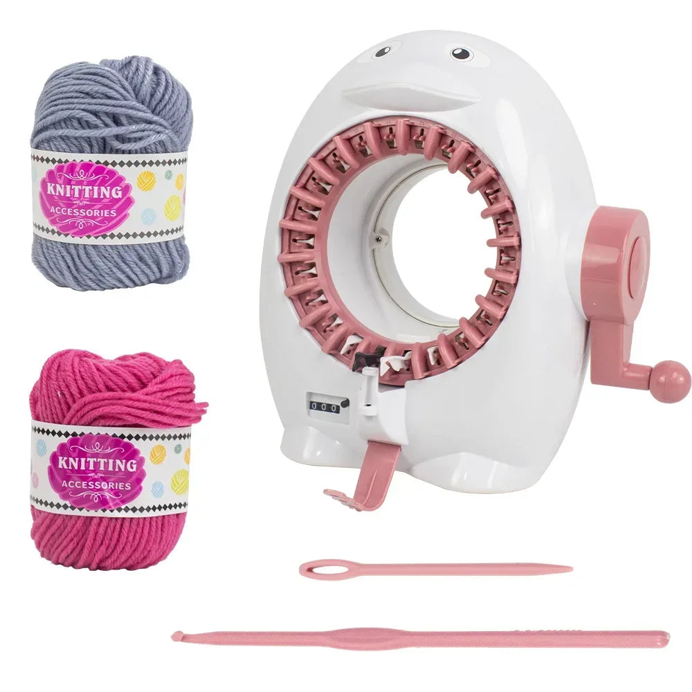 Sentro 22/40/48 Needles Hand Knitting Machine Kit DIY Scarves Hats Sweaters and Socks Ideal for Adults and Kids with Row Counter