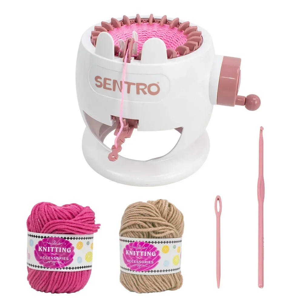 Sentro 22/40/48 Needles Hand Knitting Machine Kit DIY Scarves Hats Sweaters and Socks Ideal for Adults and Kids with Row Counter